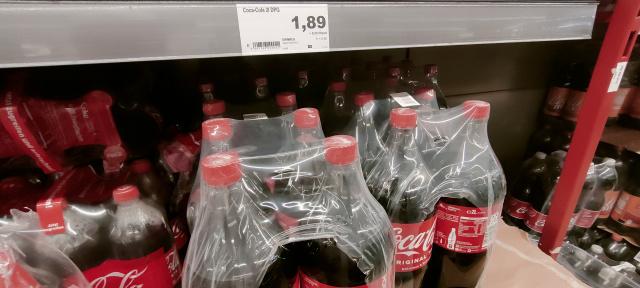 Price for Coca Cola Bottle 2 Liter