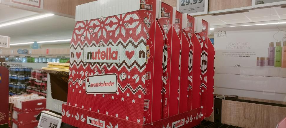 Christmas 2023 Nutella Advent Calendar Germany